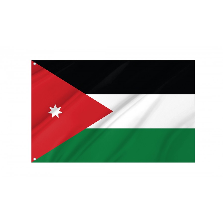 Flag of Jordan, Patriotic Flags, Unique Design Print, Flags for Indoor & Outdoor Use