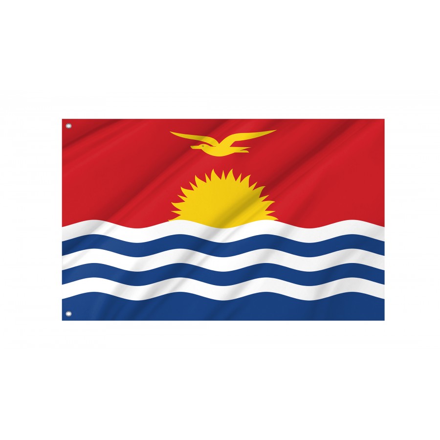 Flag of Kiribati, Patriotic Flags, Unique Design Print, Flags for Indoor & Outdoor Use