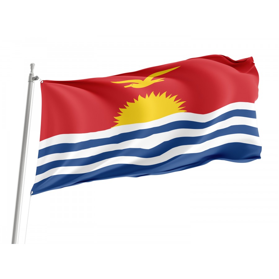 Flag of Kiribati, Patriotic Flags, Unique Design Print, Flags for Indoor & Outdoor Use
