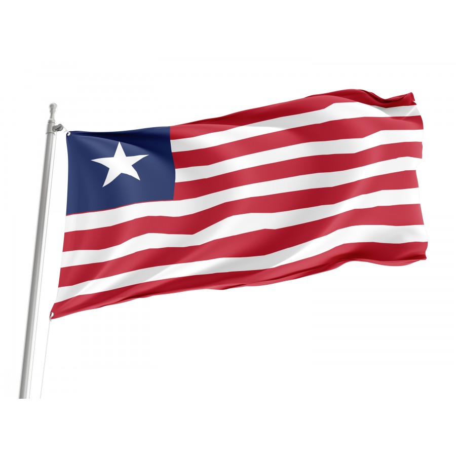 Flag Of Liberia, Patriotic Flags, Unique Design Print, Flags For Indoor & Outdoor Use - High Quality Liberia for Indoor and Outdoor Use