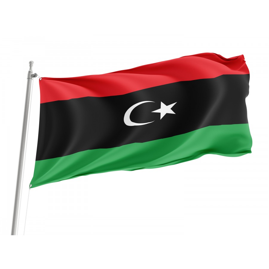 Flag of Libya, Patriotic Flags, Unique Design Print, Flags for Indoor & Outdoor Use