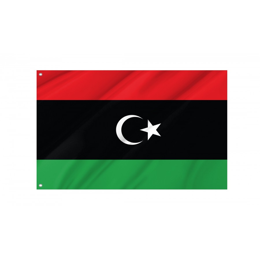 Flag of Libya, Patriotic Flags, Unique Design Print, Flags for Indoor & Outdoor Use