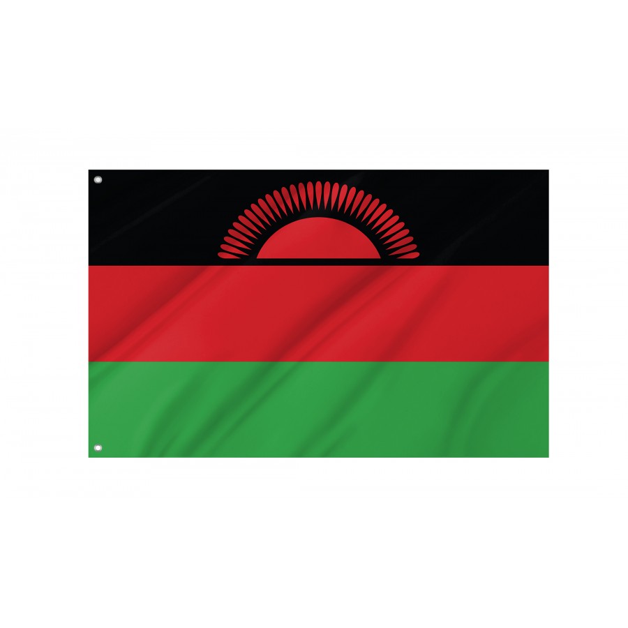 Flag of Malawi, Patriotic Flags, Unique Design Print, Flags for Indoor & Outdoor Use