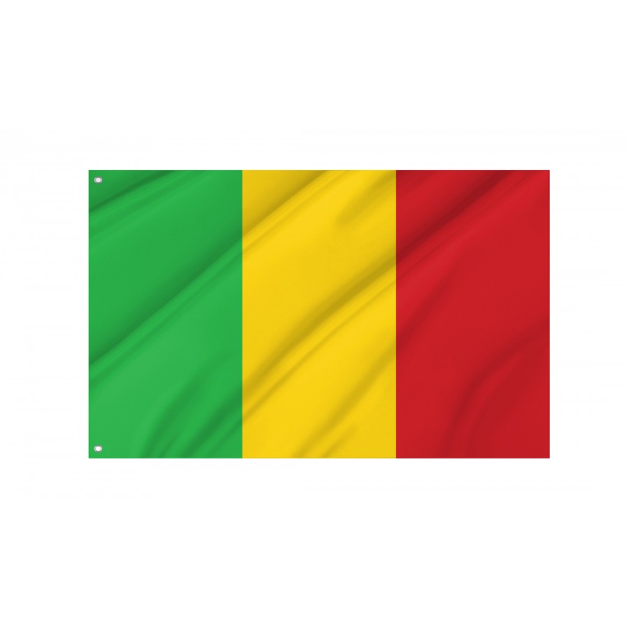 Flag of Mali, Patriotic Flags, Unique Design Print, Flags for Indoor & Outdoor Use
