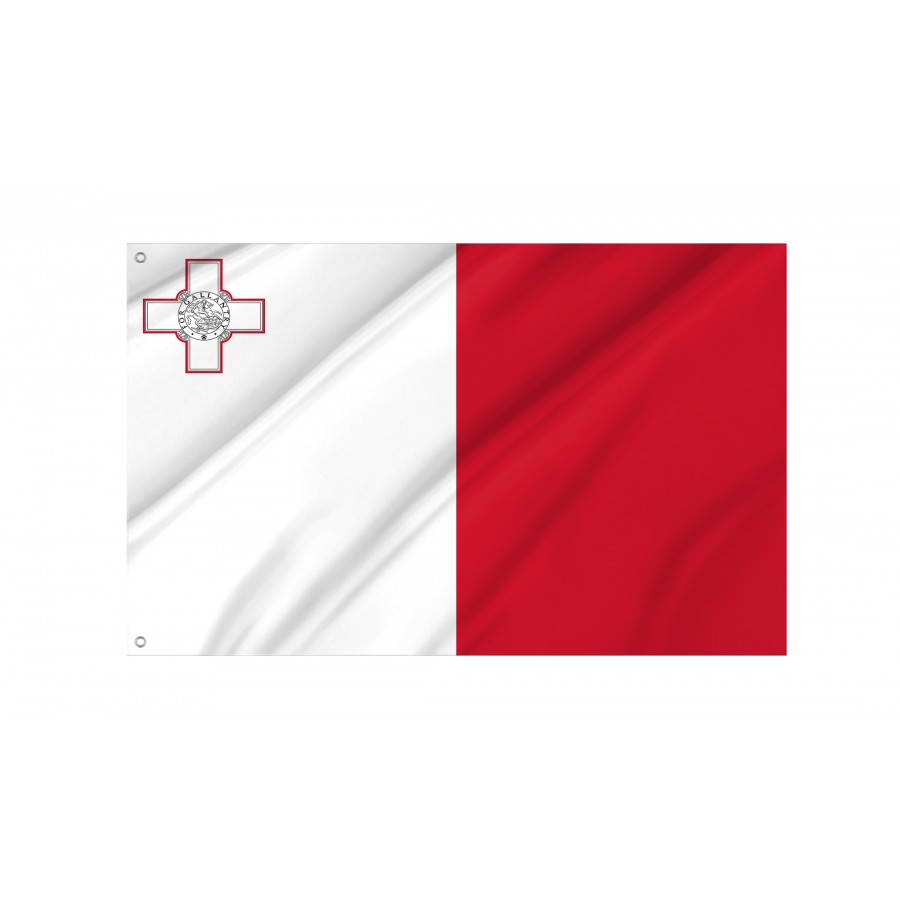 Flag of Malta, Patriotic Flags, Unique Design Print, Flags for Indoor & Outdoor Use