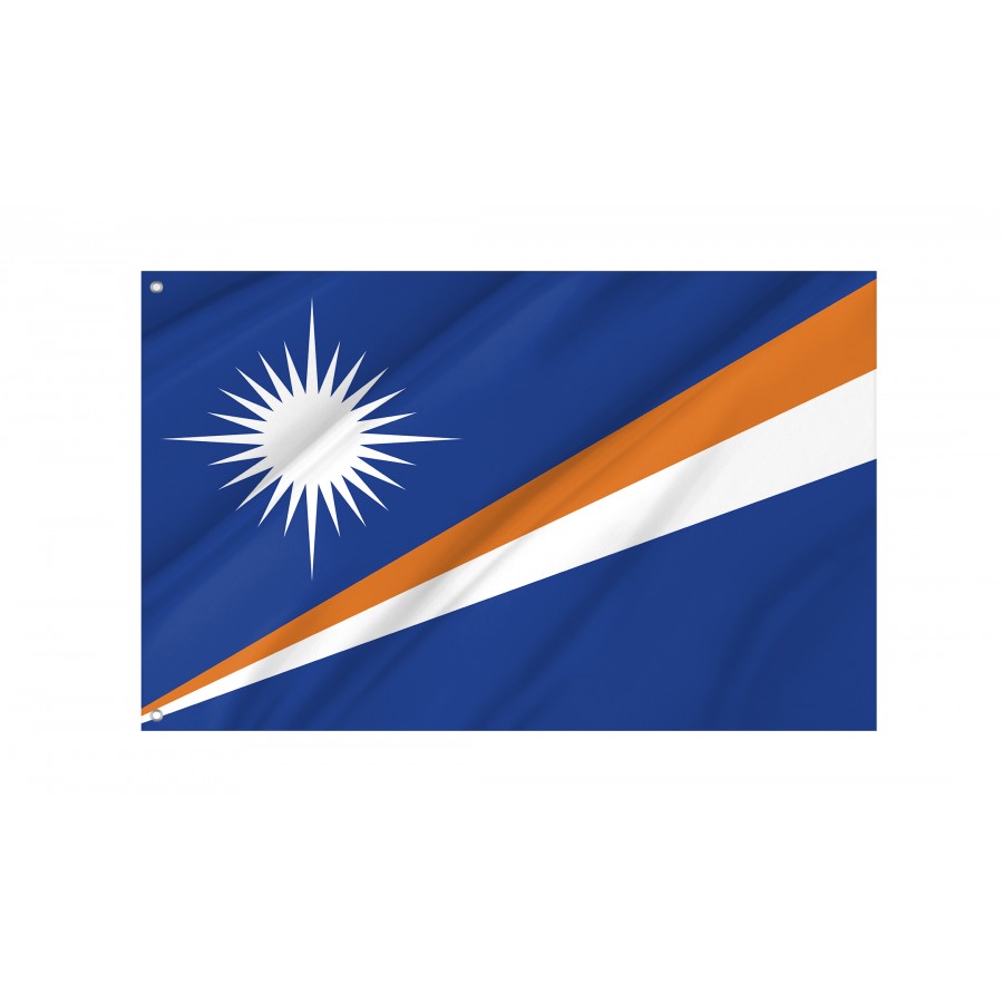 Flag of Marshall Islands, Patriotic Flags, Unique Design Print, Flags for Indoor & Outdoor Use