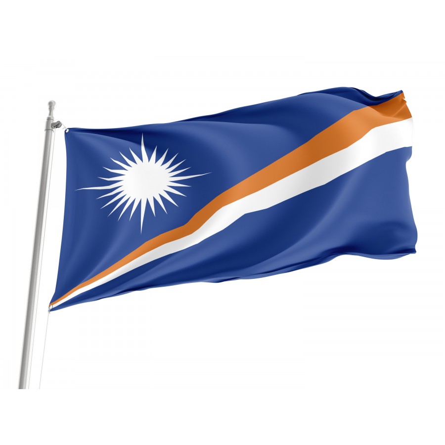 Flag of Marshall Islands, Patriotic Flags, Unique Design Print, Flags for Indoor & Outdoor Use
