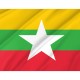 Myanmar Flag for Indoor & Outdoor Use - Imagine 2