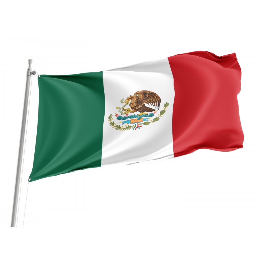 Flag of Mexico, Patriotic Flags, Unique Design Print, Flags for Indoor & Outdoor Use