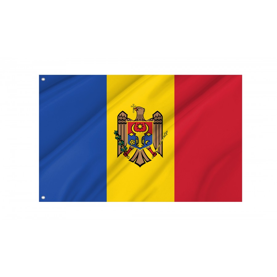 Flag of Moldova, Patriotic Flags, Unique Design Print, Flags for Indoor & Outdoor Use