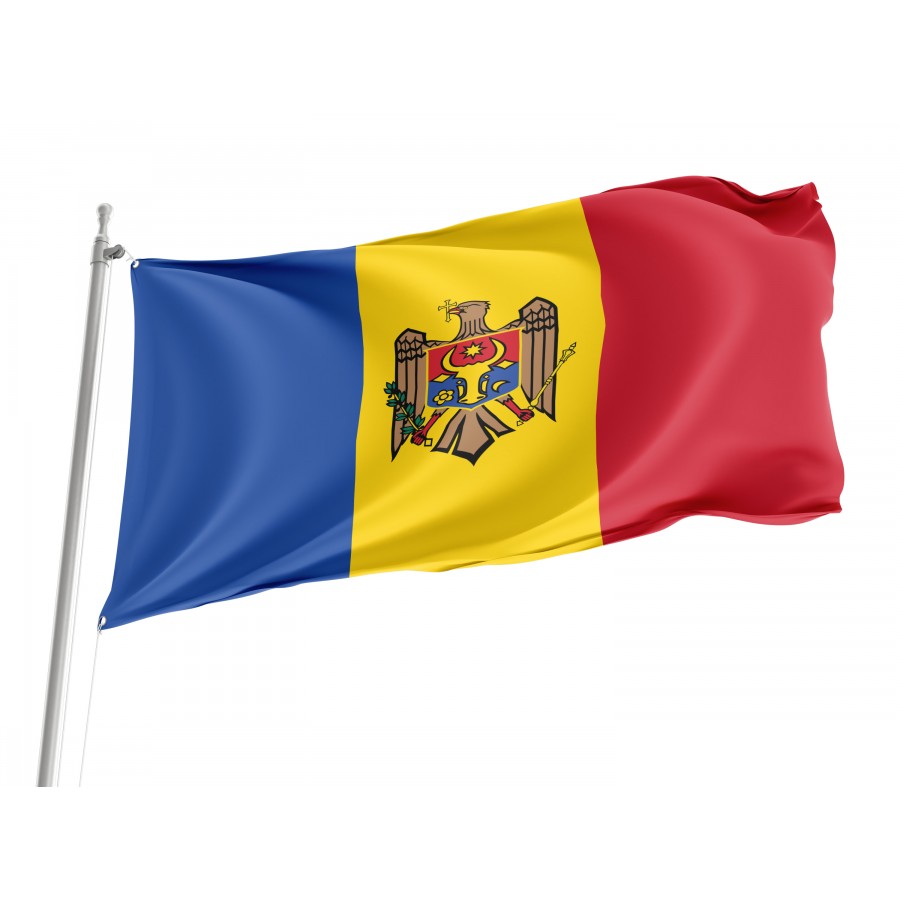 Flag of Moldova, Patriotic Flags, Unique Design Print, Flags for Indoor & Outdoor Use