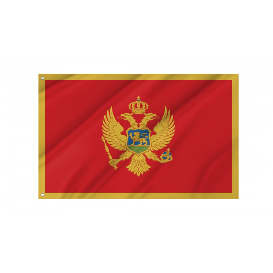 Flag of Montenegro, Patriotic Flags, Unique Design Print, Flags for Indoor & Outdoor Use