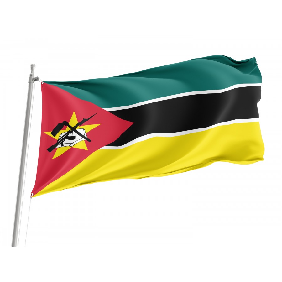 Flag of Mozambique, Patriotic Flags, Unique Design Print, Flags for Indoor & Outdoor Use