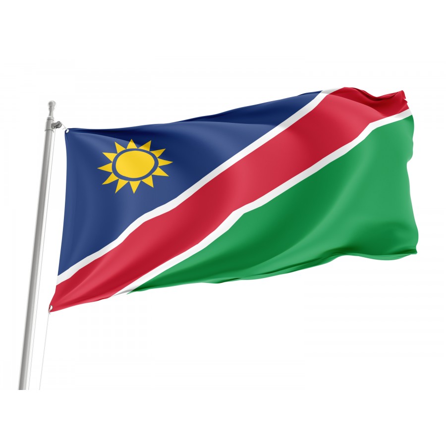 Flag of Namibia, Patriotic Flags, Unique Design Print, Flags for Indoor & Outdoor Use
