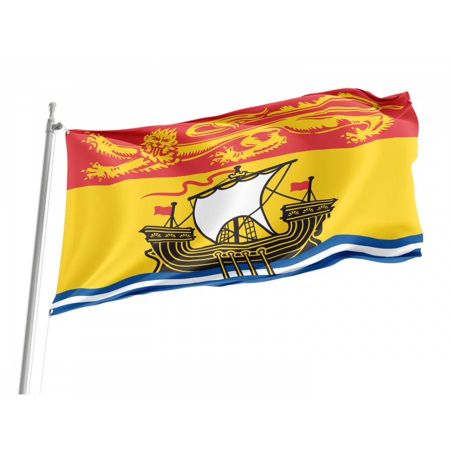 Flag of New Brunswick, Patriotic Flags, Unique Design Print, Flags for Indoor & Outdoor Use