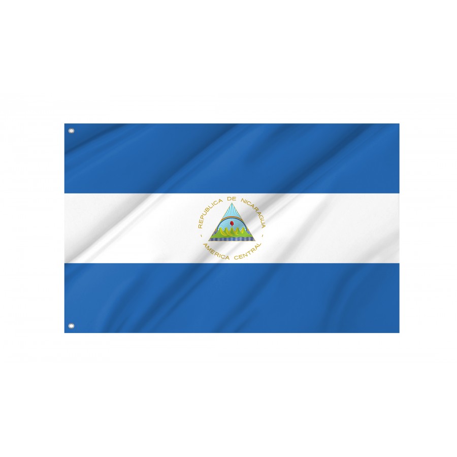 Flag of Nicaragua, Patriotic Flags, Unique Design Print, Flags for Indoor & Outdoor Use