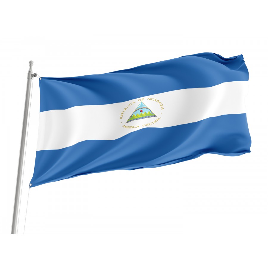 Flag of Nicaragua, Patriotic Flags, Unique Design Print, Flags for Indoor & Outdoor Use
