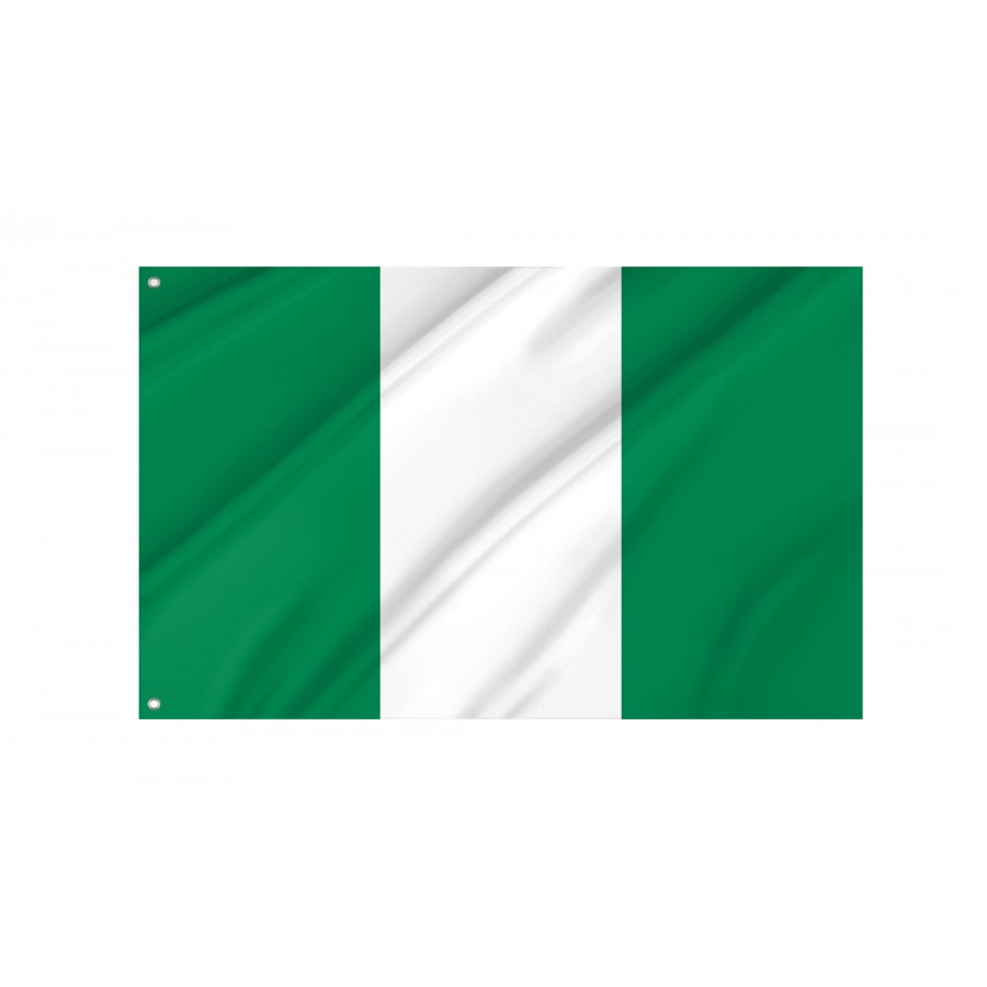 Flag of Nigeria, Patriotic Flags, Unique Design Print, Flags for Indoor & Outdoor Use