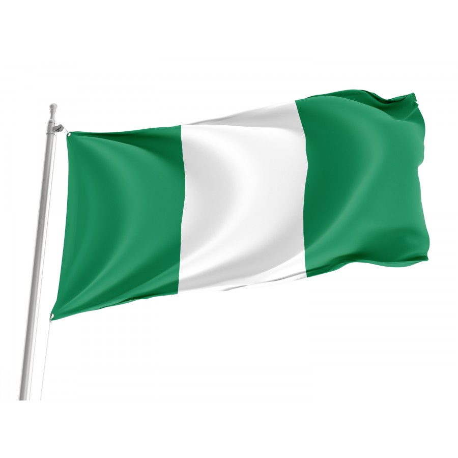 Flag of Nigeria, Patriotic Flags, Unique Design Print, Flags for Indoor & Outdoor Use