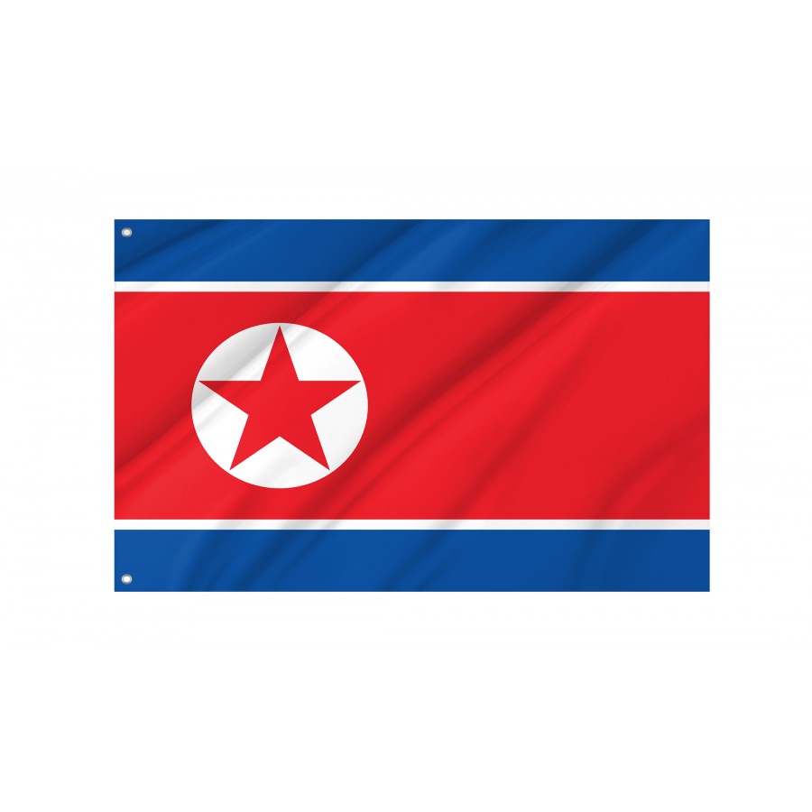 Flag of North Korea, Patriotic Flags, Unique Design Print, Flags for Indoor & Outdoor Use