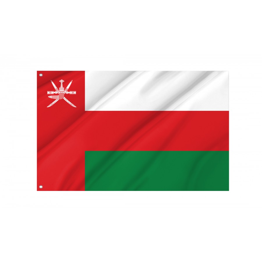 Flag of Oman, Patriotic Flags, Unique Design Print, Flags for Indoor & Outdoor Use