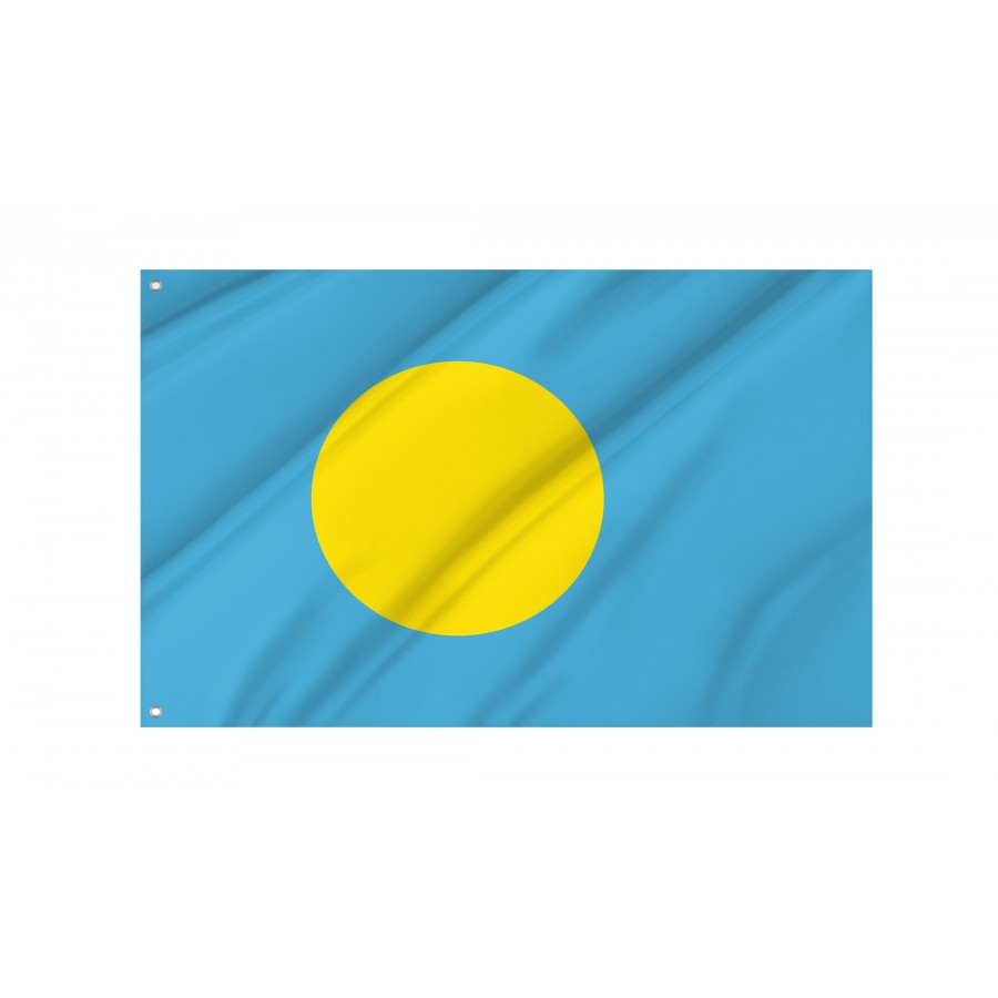 Flag of Palau, Patriotic Flags, Unique Design Print, Flags for Indoor & Outdoor Use