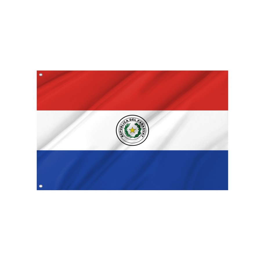Flag of Paraguay, Patriotic Flags, Unique Design Print, Flags for Indoor & Outdoor Use