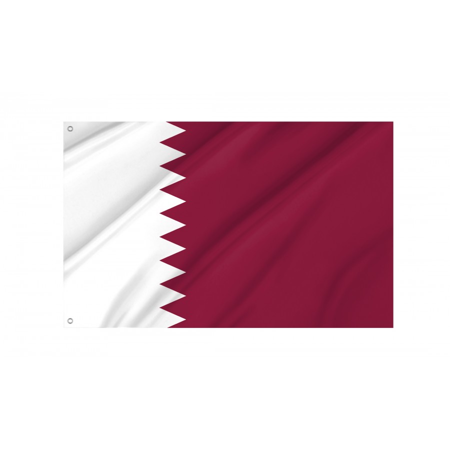 Flag Of Qatar - پرچم قطر, Patriotic Flags, Unique Design Print, Flags For Indoor & Outdoor Use - High Quality Qatar for Indoor and Outdoor Use