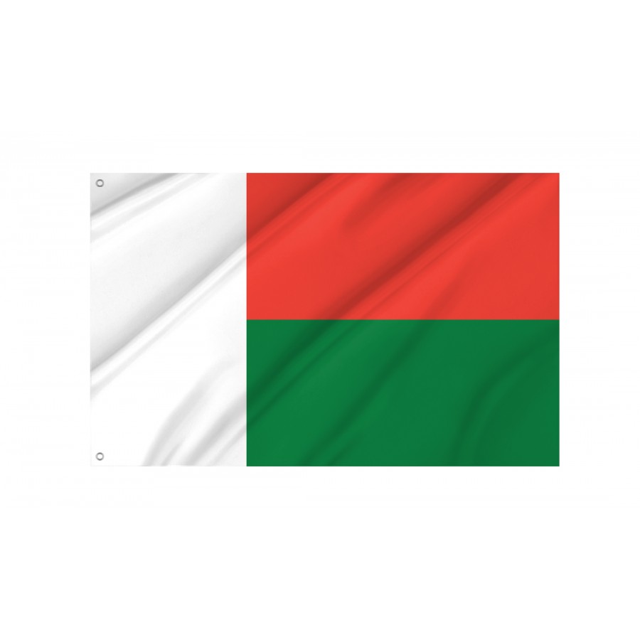 Flag of Republic of Madagascar, Patriotic Flags, Unique Design Print, Flags for Indoor & Outdoor Use