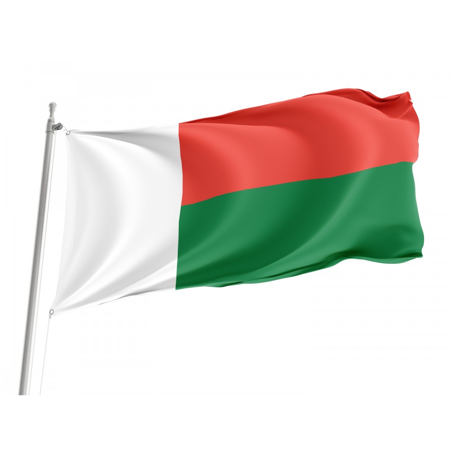 Flag of Republic of Madagascar, Patriotic Flags, Unique Design Print, Flags for Indoor & Outdoor Use