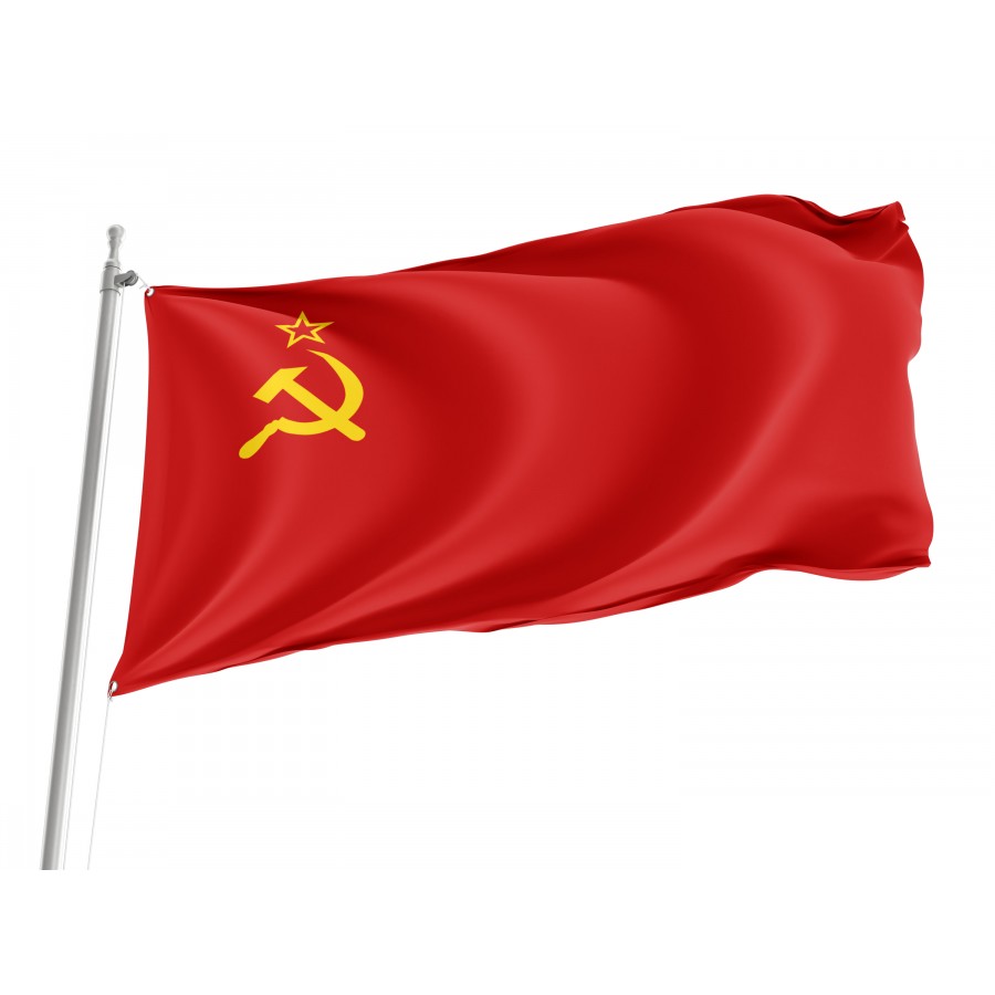 Flag of USSR Flag CCCP Soviet Russia, Patriotic Flags, Unique Design Print, Flags for Indoor & Outdoor Use