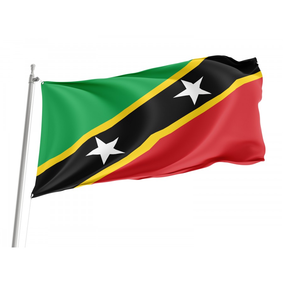 Flag of Saint Kitts and Nevis, Patriotic Flags, Unique Design Print, Flags for Indoor & Outdoor Use