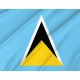 Saint Lucia Flag for Indoor & Outdoor Use - Imagine 2