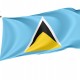 Saint Lucia Flag for Indoor & Outdoor Use - Imagine 1