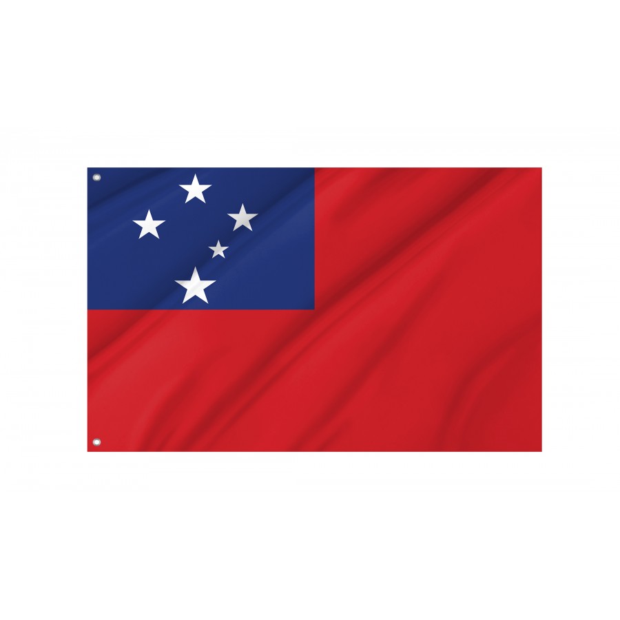Flag of Samoa, Patriotic Flags, Unique Design Print, Flags for Indoor & Outdoor Use