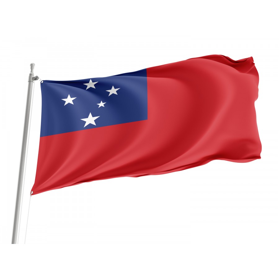 Flag of Samoa, Patriotic Flags, Unique Design Print, Flags for Indoor & Outdoor Use
