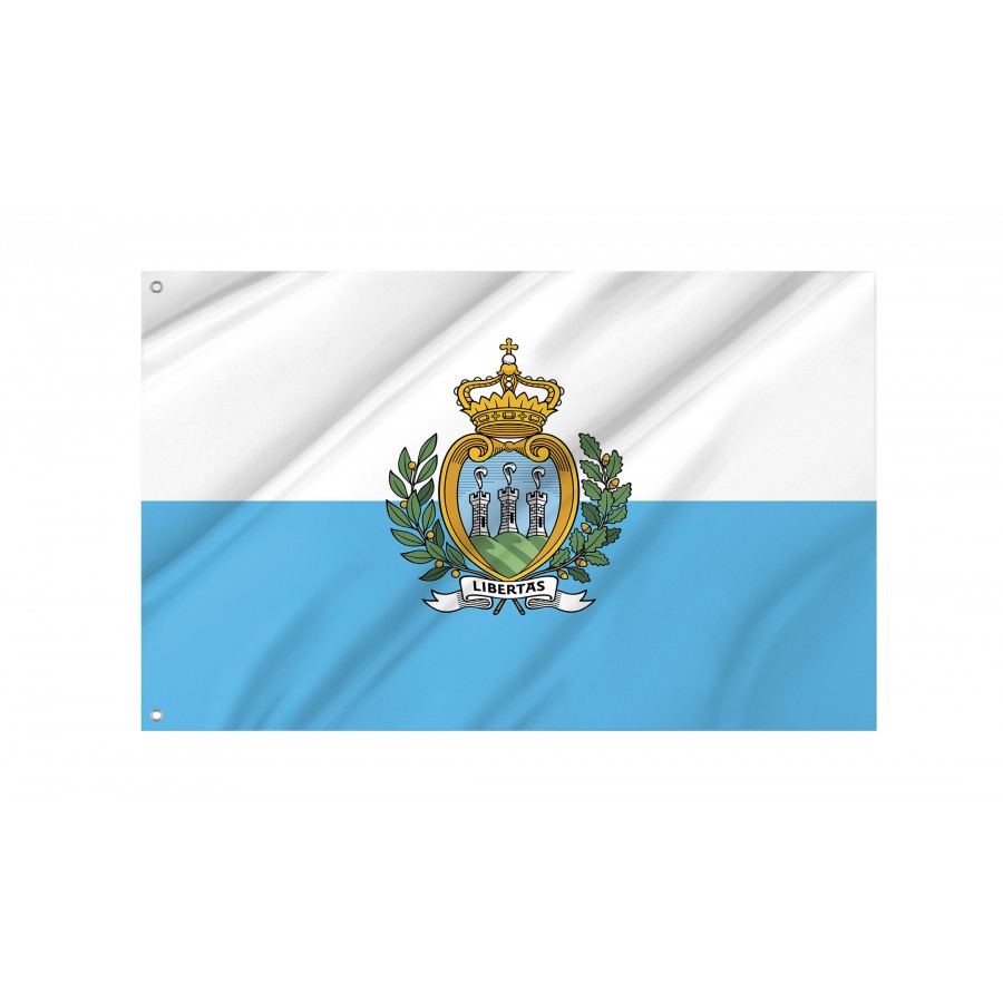 Flag of San Marino, Patriotic Flags, Unique Design Print, Flags for Indoor & Outdoor Use
