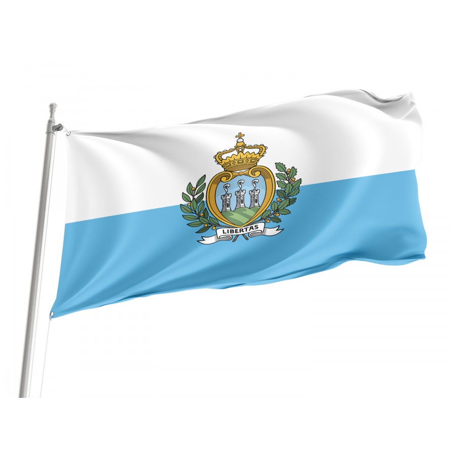 Flag of San Marino, Patriotic Flags, Unique Design Print, Flags for Indoor & Outdoor Use