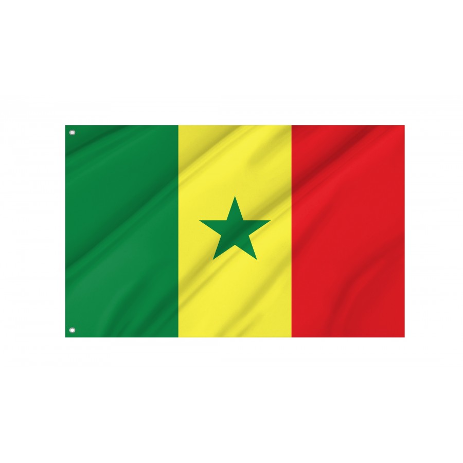 Flag of Senegal, Patriotic Flags, Unique Design Print, Flags for Indoor & Outdoor Use