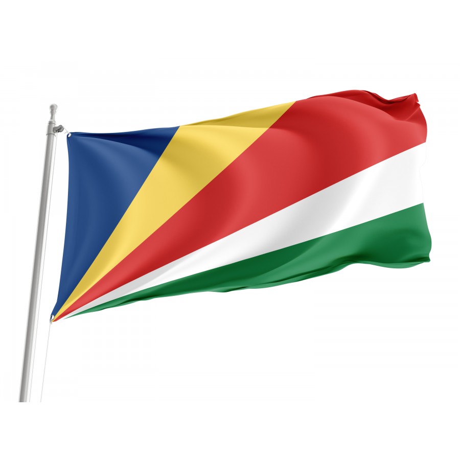 Flag of Seychelles, Patriotic Flags, Unique Design Print, Flags for Indoor & Outdoor Use