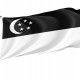 Flag of Black Singapore, Patriotic Flags, Unique Design Print, Flags for Indoor & Outdoor Use - Imagine 1