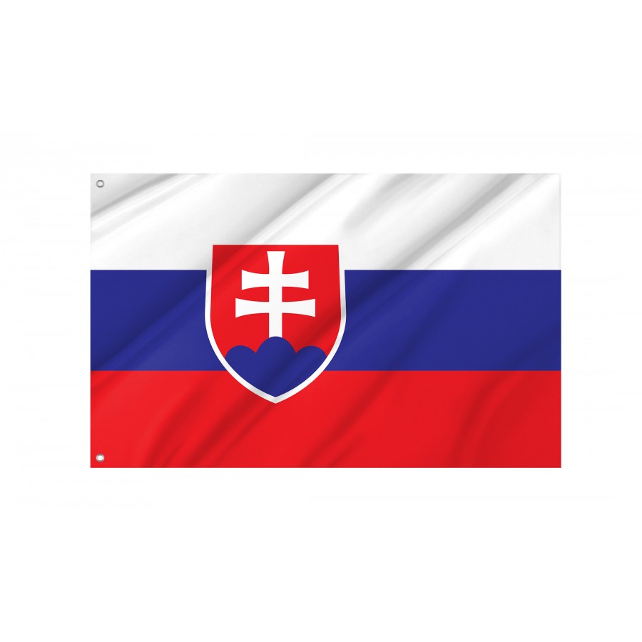 Flag of Slovakia, Patriotic Flags, Unique Design Print, Flags for Indoor & Outdoor Use