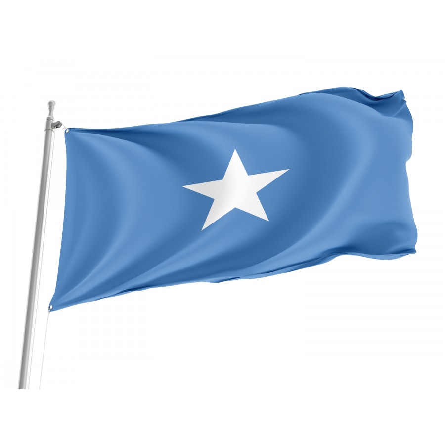 Flag of Somalia, Patriotic Flags, Unique Design Print, Flags for Indoor & Outdoor Use