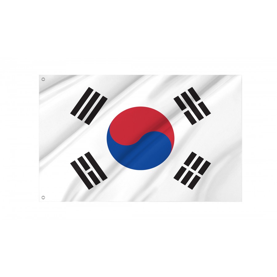Flag of South Korea, Patriotic Flags, Unique Design Print, Flags for Indoor & Outdoor Use