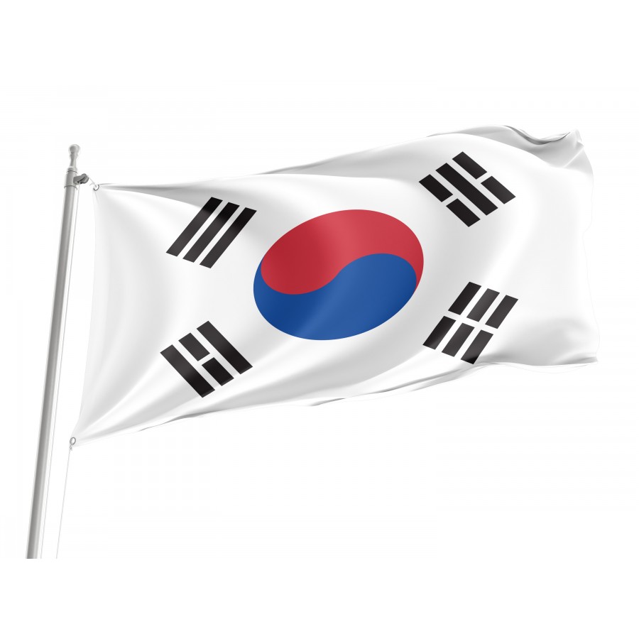 Flag of South Korea, Patriotic Flags, Unique Design Print, Flags for Indoor & Outdoor Use