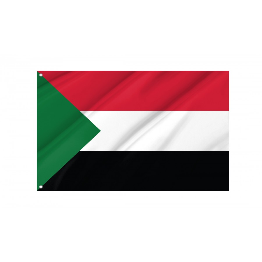 Flag of Sudan, Patriotic Flags, Unique Design Print, Flags for Indoor & Outdoor Use