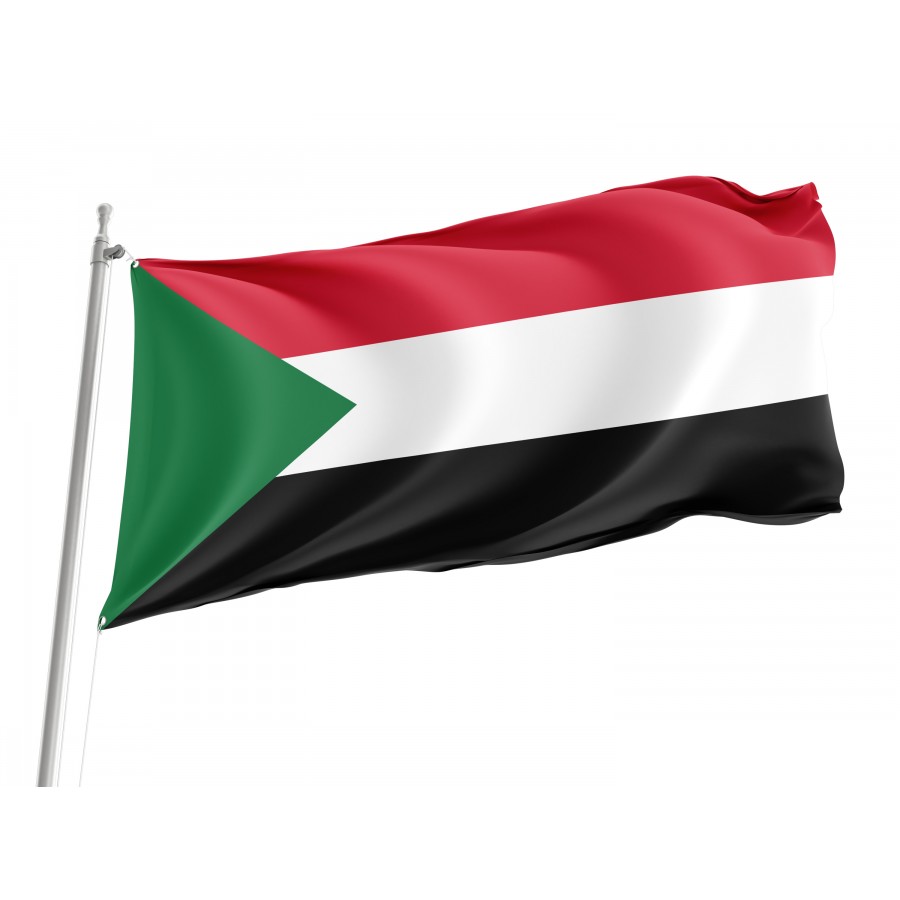 Flag of Sudan, Patriotic Flags, Unique Design Print, Flags for Indoor & Outdoor Use