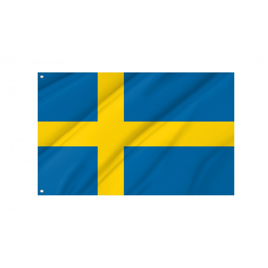 Flag of Sweden, Patriotic Flags, Unique Design Print, Flags for Indoor & Outdoor Use