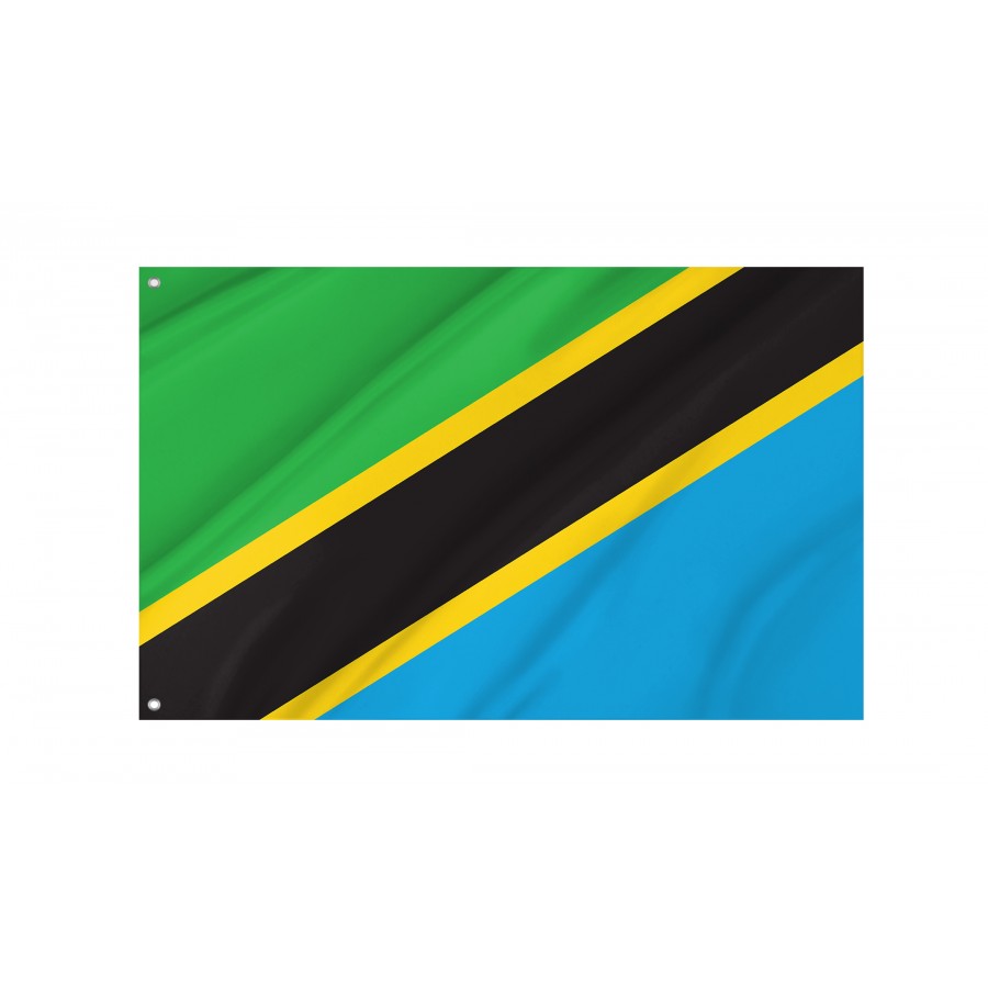 Flag of Tanzania, Patriotic Flags, Unique Design Print, Flags for Indoor & Outdoor Use