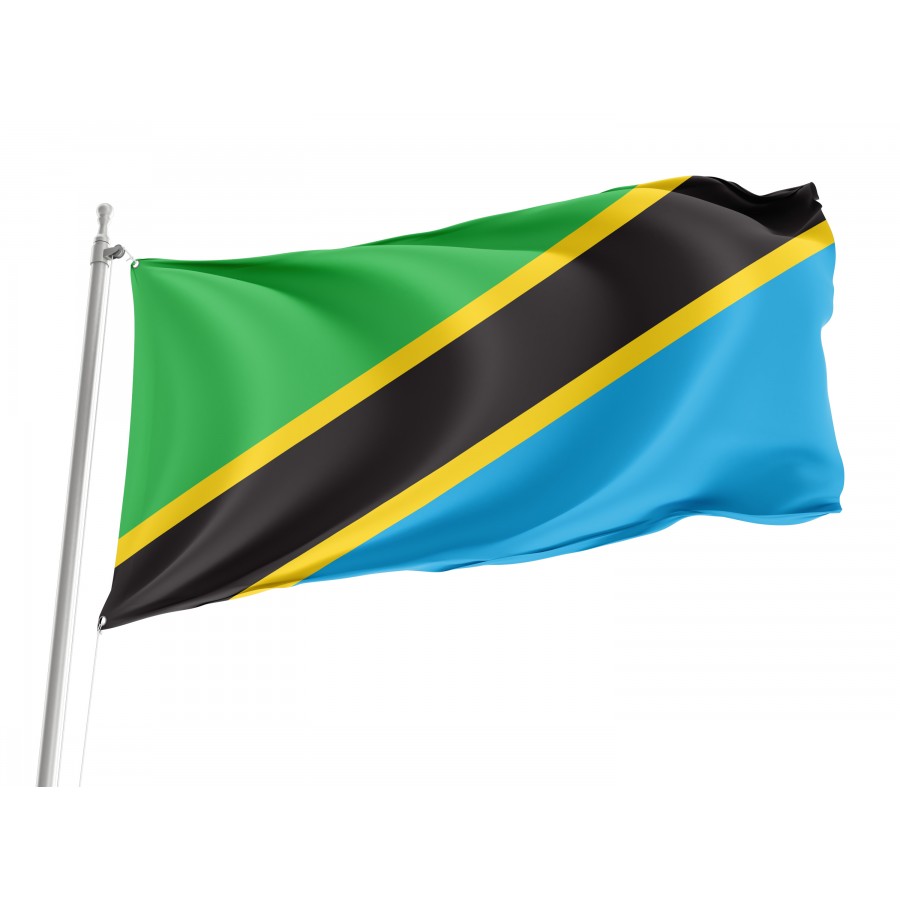 Flag of Tanzania, Patriotic Flags, Unique Design Print, Flags for Indoor & Outdoor Use